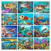 set pintura diamantes art gem 5d lamina 30x40cms modelo tortugas 022d 1