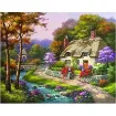 set pintura diamantes art gem 5d lamina 25x30cms modelo paisajes f054 01 0