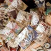 set para scrapbooking 10x15cms x83 piezas etiquetas adhesivas simples tarjetas etc tema viajes 447b 3