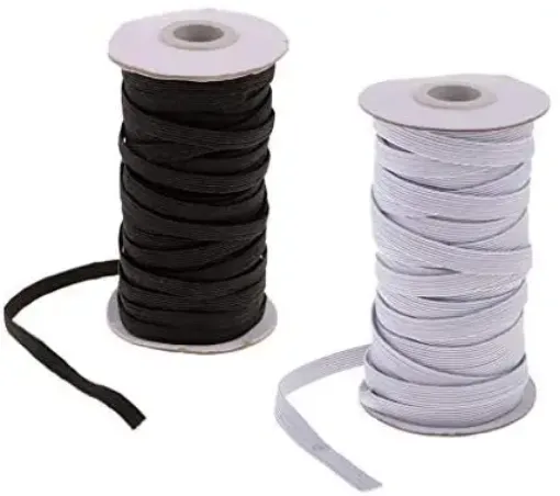 elastico plano cinta 10mm ancho color negro 0
