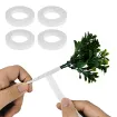 cinta florista floral tape papel 12mms rollo 27mts color blanco 3