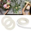 cinta florista floral tape papel 12mms rollo 27mts color blanco 8