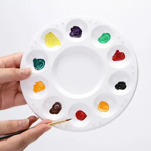 gode plastico paleta mezcladora forma circular 17cms 10 cavidades 0