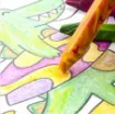 crayones cera triangulares pelikan jumbo pelicrayones x6 colores mix 2 1 4