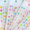 sticker apliques adhesivos diamind stick gems plancha 20x7cms corazones 1