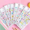 sticker apliques adhesivos diamind stick gems plancha 20x7cms corazones 2