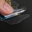 apliques pegatinas adhesivas impermeables pet deco stickers motivo pajaros 6cms set x40 colores 4