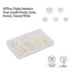 perlas imitacion acrilico color marfil 4 12mms caja 497 unidades surtidas 1