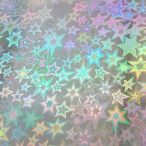 cartulina holografica metalizada 50x70cms pointer estrellas plateadas 0