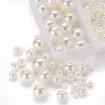 perlas imitacion acrilico color marfil 4 12mms caja 497 unidades surtidas 5