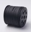 cordon gamuza sintetica 3x1 5mms carretel 95mts color negro 0