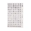 set sellos silicona plancha 15x10cms modelo abecedario 320 0
