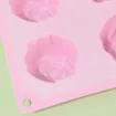 molde silicona para fabricar jabones artesanales 28x15cms x8 cavidades rosas 2