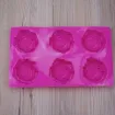 molde silicona para fabricar jabones artesanales 29x17cms x6 rosas 70x30mms 1