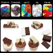 molde silicona grado alimenticio para chocolate masas jabones resina modelo tetris x10 formas 4