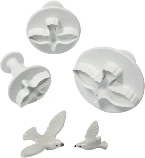 eyectores cortantes expulsador plastico para fondant masas modelo palomas x3 0