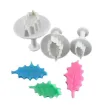 eyectores cortantes expulsador plastico para fondant masas modelo hoja x3 0