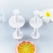 eyectores cortantes expulsador plastico para fondant masas modelo flor 8 petalos x4 5
