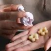 eyectores cortantes expulsador plastico para fondant masas modelo flor 5 petalos x4 1