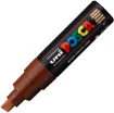 marcador tinta pigmentada base agua uni posca trazo grueso 8mm pc 8k color marron 21 0