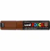 marcador tinta pigmentada base agua uni posca trazo grueso 8mm pc 8k color marron 21 1