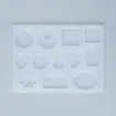 molde silicona para resina epoxi 15x11cms modelo pendientes 2 5 4cms x12 formas diferentes 4