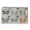 sticker face gems set cuentas facetadas adhesivas motivo mariposa varios 0