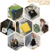 base fondo cuero ecologico para bolso cartera crochet 18x18cms por unidad color beige 5
