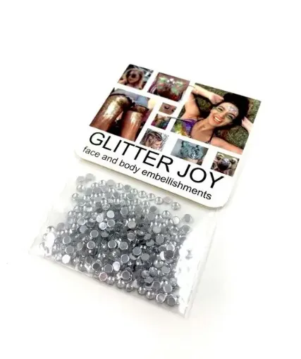 brillitos adhesivos para rostro glitter joy media perlas iridiscentes 0