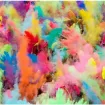 polvo colores para fiesta holi colors acrilex x100grs color azul turqueza 501 5