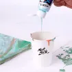 pintura acrilica para vertido arte fluido pouring mont marte x60ml color verde intenso 3