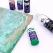 pintura acrilica para vertido arte fluido pouring mont marte set 4 colores x60ml rainforest 5