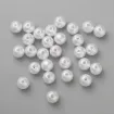perlas imitacion acrilico abs 8mms x50grs 210 unidades color blanco 0