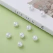 perlas imitacion acrilico abs 8mms x50grs 210 unidades color blanco 2
