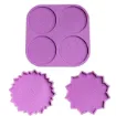 molde silicona para resina epoxi set 4 posavasos 10cms 2 bases 15cms motivos 0