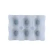 molde silicona para resina epoxi huevera 6 cavidades 141x96x34mm 2