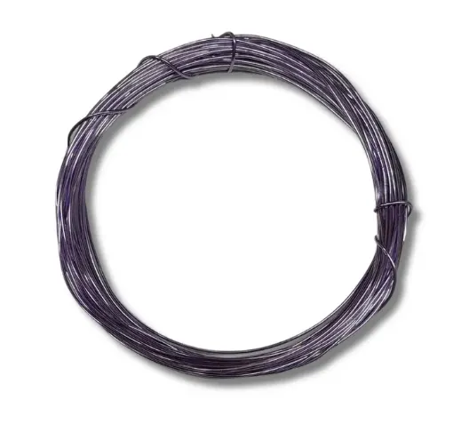 alambre aluminio flexible 1mm espesor rollo 10mts 20grs color lila 0