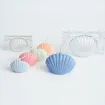 molde acrilico transparente para velas resina epoxi modelo shell ostra concha marina 84x142x55mms 1