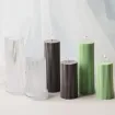 molde acrilico transparente para velas resina epoxi modelo velon columna 42x165mms 3