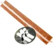 pabilo madera ecologico cruzado 9cms base metalica para velas soja parafina por unidad 2