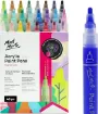 set 48 marcadores tinta acrilica punta gruesa 10mms signature mont marte x48 colores brillantes 0