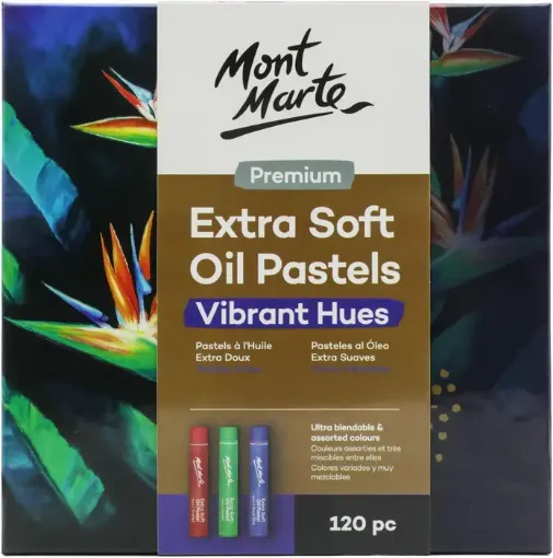 oleo pasteles extra soft mont marte set 120 tonos extra suaves alta pigmentacion 0