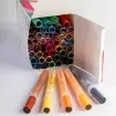 set 48 marcadores tinta acrilica punta gruesa 10mms signature mont marte x48 colores brillantes 4