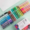 set 48 marcadores tinta acrilica punta gruesa 10mms signature mont marte x48 colores brillantes 7