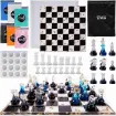 moldes silicona para resina juego ajedrez completo lets resin incluye 18 moldes accesorios 0