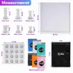 moldes silicona para resina juego ajedrez completo lets resin incluye 18 moldes accesorios 1