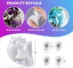 set 5 moldes silicona modelo craneo calavera 3d 66x10x8 5cms 34x25x25cms lets resin 2