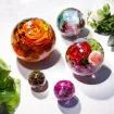 set 9 moldes silicona para hacer esferas 3d resina epoxi lets resin 9 medidas 20 80mms 4