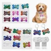 set 2 moldes silicona para resina colgante identificador mascota perro lets resin 0