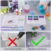 set 2 moldes silicona para resina colgante identificador mascota perro lets resin 2